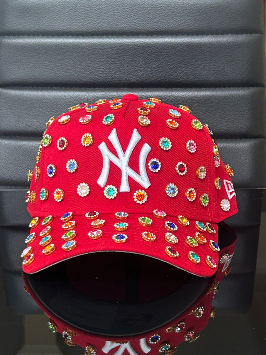 Red NY Snapback